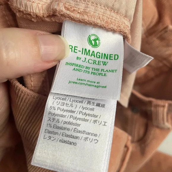 J. Crew Pants Womens Pink Corduroy Vintage Straight Slim Casual Cord Classic 035 - Picture 9 of 10